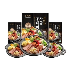 선비찬 부대찌개 600g 5봉 +사리면2봉 사골부대찌개_이미지