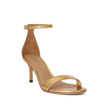 폴로랄프로렌 로렌 앨리 엠보스드 샌들 802P04400001 T