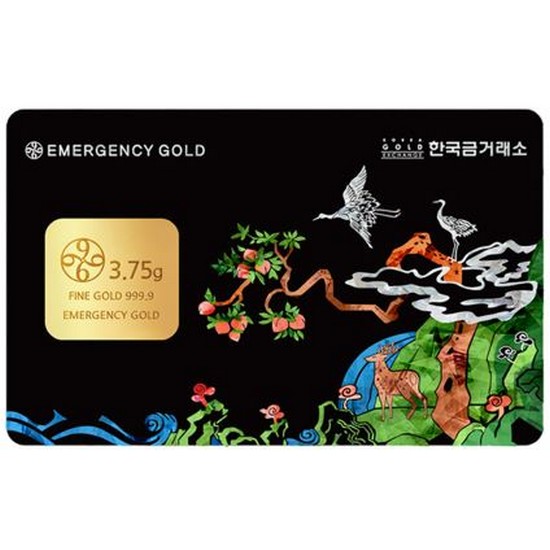 한국금거래소 비상금카드형 골드바 3.75g이미지입니다. 누르면 해당 게시물로 새창이동합니다.