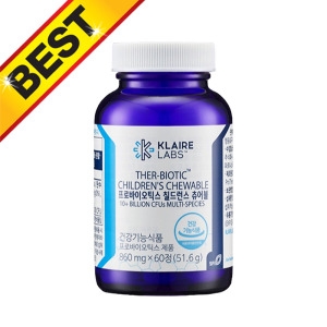 [불명] 클레어랩스 닥터피엔티 프로바이오틱스 컴플리트 칠드런스 츄어블 860mg 60정
