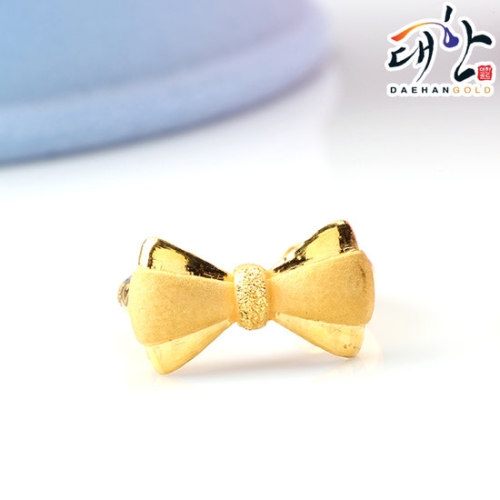 대한골드주식회사 리본 돌반지 1.875g (1개)_이미지