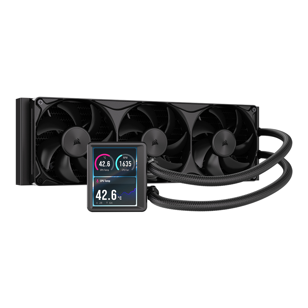 CORSAIR NAUTILUS II 360 RS LCD (블랙)_이미지