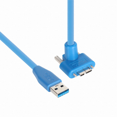 강원전자 NETmate USB3.0 Hi-Flex AM-MicroB(위쪽 꺾임) 케이블 [CBL-HFPD302MBS-2mUA, 2m]