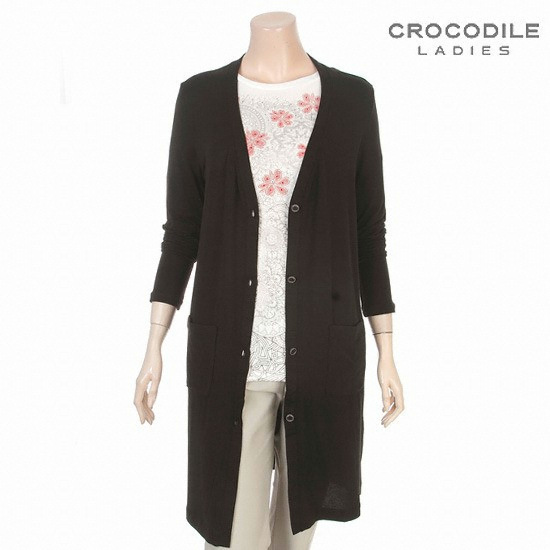 크로커다일 크로커다일레이디 가디건 CL6FTS901_BK