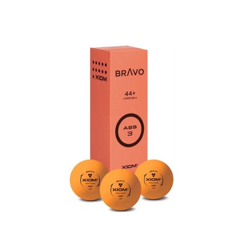 엑시옴  브라보 라지볼 탁구공 3성 44+ (60개)