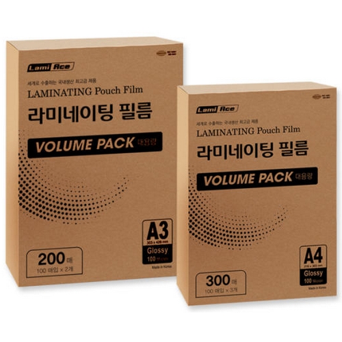 VOLUME PAC 코팅 필름 A4 100mic