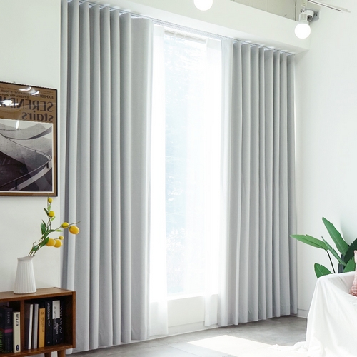 끌래망스 베이직 암막 커튼 (2장, 270x240cm)_이미지