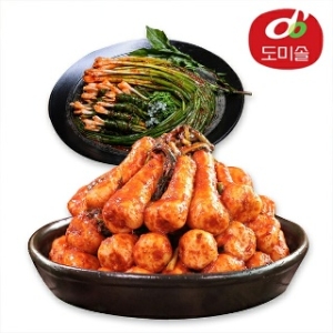 도미솔식품 박미희 총각김치 2kg + 파김치 1kg (1개)_이미지