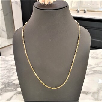 GB 볼륨 주물 14K GOLD 목걸이 체인 LNC21F13G 428515