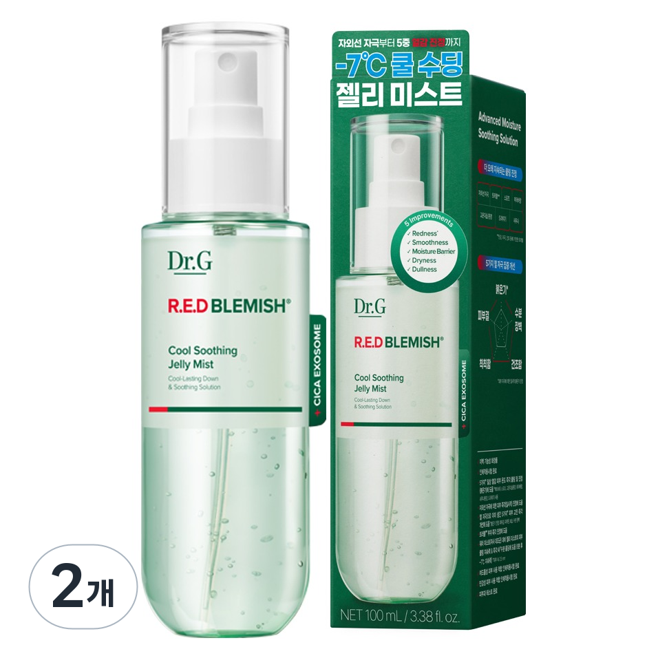 닥터지 레드 블레미쉬 쿨 수딩 젤리 미스트 100ml (2개)_이미지