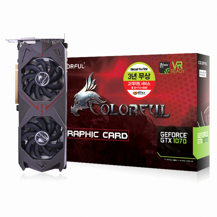 COLORFUL 지포스 GTX1070 REVENGE D5 8GB_이미지