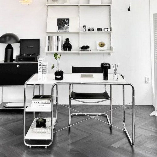  리빙힙 소셜 미드센츄리 모던 알파 A 책상 [1300x650]