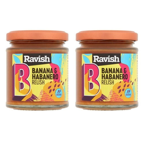  English Provender 바나나 하바네로 렐리쉬 200g 2병