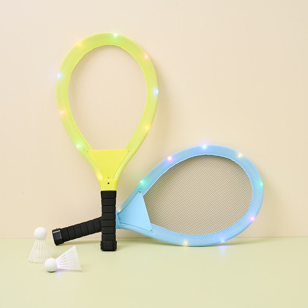 모던하우스 키즈 GYM 반짝반짝 LED킹민턴세트 라켓2개 공2개 - PY0625009 1개_이미지