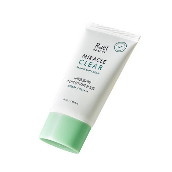 라엘 뷰티 미라클 클리어 스킨핏 무기자차 선크림 50ml (2개)