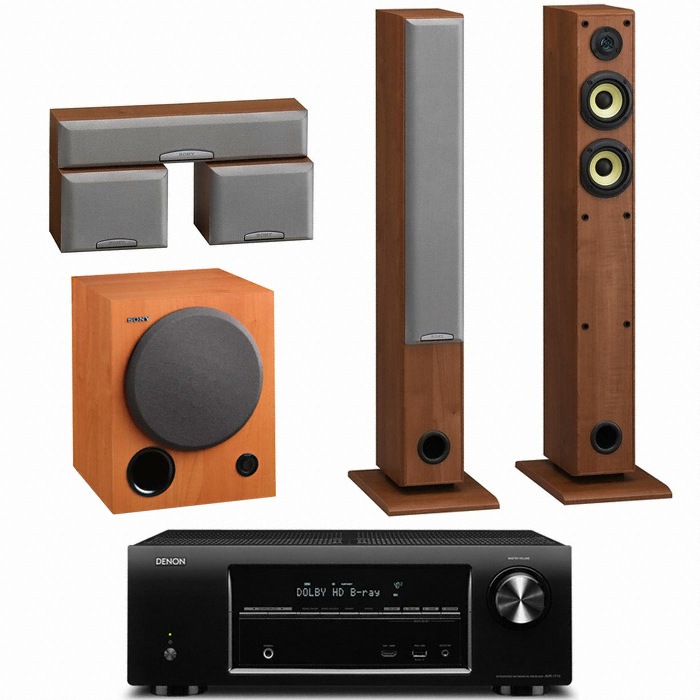 SONY SS-SFCR505H 5.1채널 + 데논 AV리시버 (AVR-1713, SA-WM250)