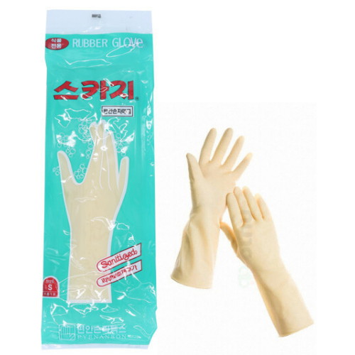 오런 스카지 고무장갑 소 (1켤레)_이미지