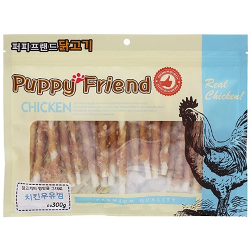 퍼피프렌드 치킨우유껌 300g (1개)_이미지