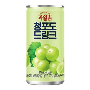 해태음료 과일촌 청포도 드링크 175ml (90개)_이미지