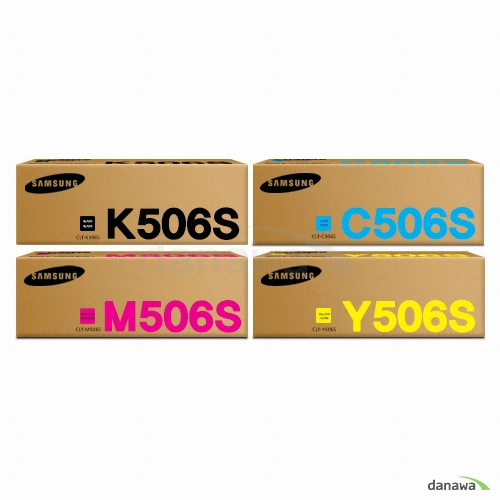 삼성전자 벌크 CLT-K506S, CLT-C506S, CLT-M506S, CLT-Y506S 4색 세트 (벌크)_이미지