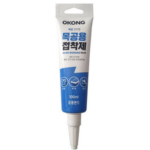 오공 빠른 건조형 목공용 접착제 100ml (1개)_이미지