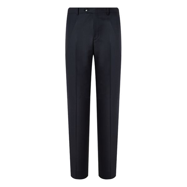 마에스트로 세트19 네이비 체크 울 FW 수트 팬츠 MASP3C032N2