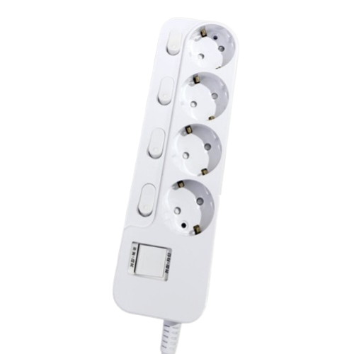 케이텍코리아 케이텍 4구 16A 메인 개별스위치 칼라 포인트 멀티탭