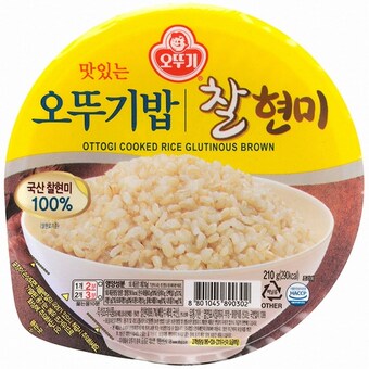 오뚜기 맛있는 오뚜기<b>밥</b> 찰현미 <b>210g</b>