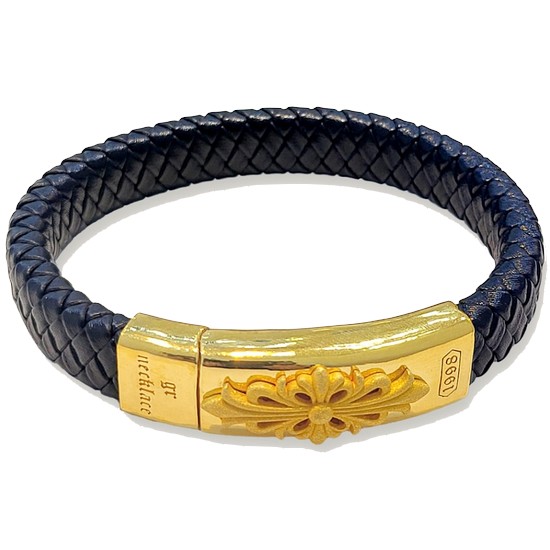 클래스에스 가죽 팔찌 37.5g