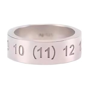 메종마르지엘라 넘버 로고 6.5mm 반지 실버 SI8UQ0003SV0129951 270853