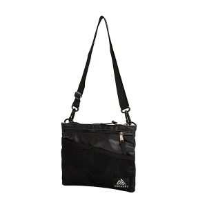 그레고리 크로스백 사코슈 Msize COATED BLACK 07JG1163