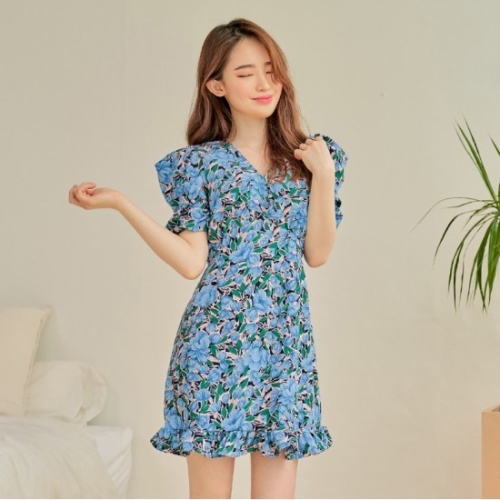 반에이크 오 리아인 플라워 원피스  OB05OPME13Z