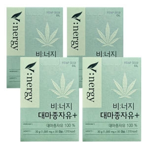 알피바이오 휴럼 비너지 대마종자유 플러스 30캡슐 (4개)