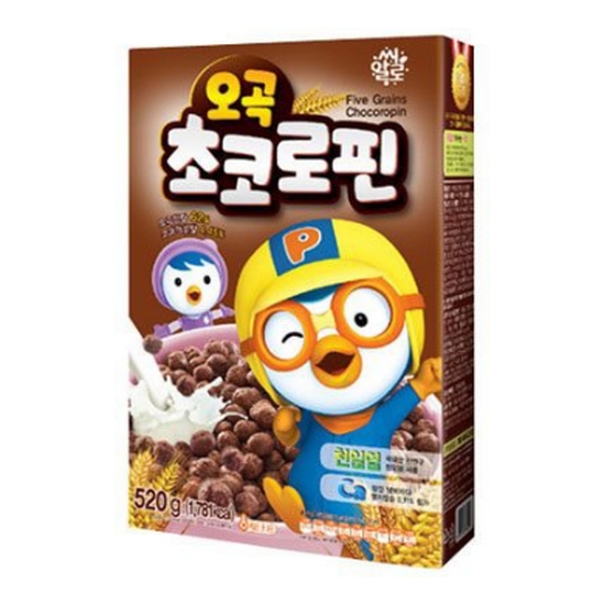 씨알로 뽀로로 오곡 초코로핀 520g (1개)_이미지