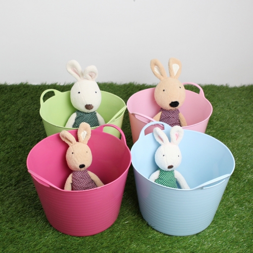 파스텔 소프트 빨래바구니 25L