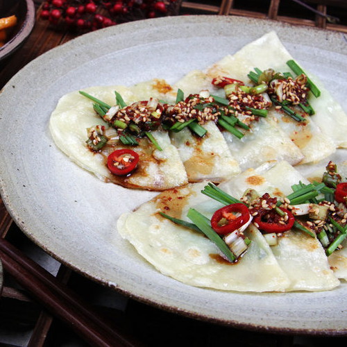 엄마손야채만두 교동 납작만두 원조형 300g (6개)_이미지