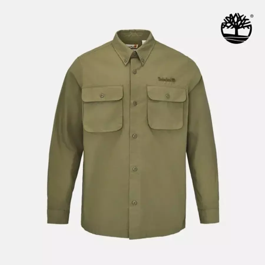 팀버랜드 유틸리티 포켓 오버셔츠 카키 A5SKU 590 A5SKU590 278783_이미지