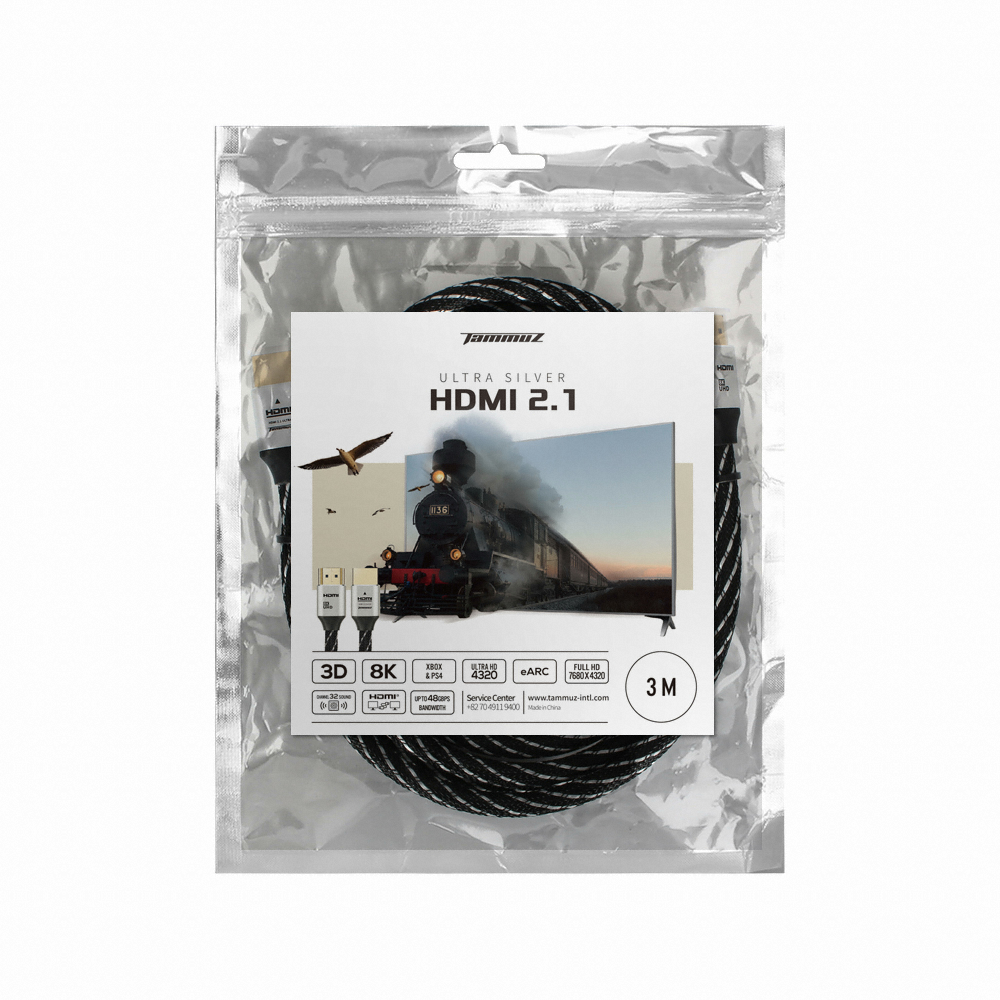 Ÿ���� ULTRA IRON GRAY HDMI v2.1 ���̺�