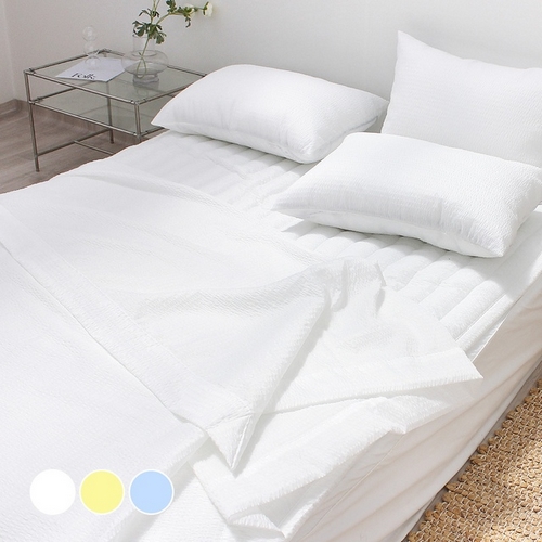 이불코리아 슈에뜨룸 허니팝 시어서커 여름 이불패드세트 (퀸 Q)