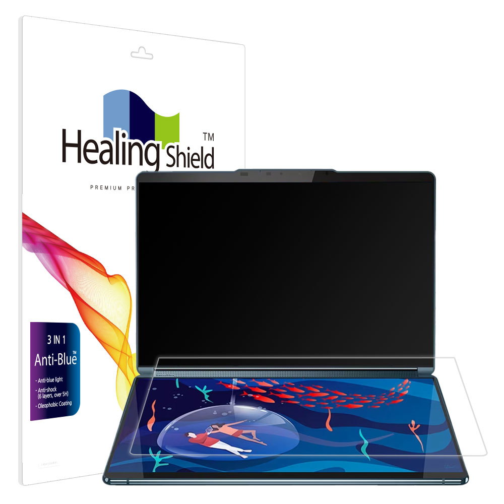 레노버 요가 Book 9i 13IMU9 보조 디스플레이 블루라이트차단 액정보호필름