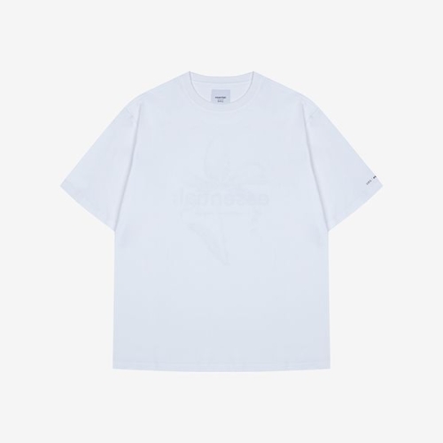 드로우플라워 티셔츠 화이트 PKIBD8116 B