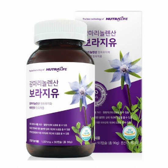 뉴트라라이프 감마리놀렌산 보라지유 90캡슐 (1개)