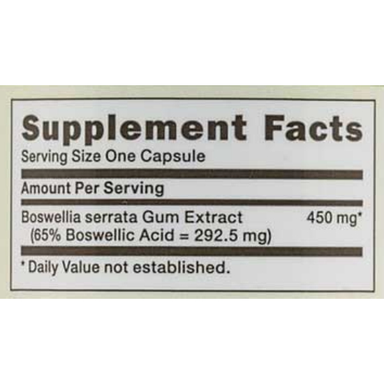 GNC 보스웰리아 450mg 100캡슐 (4개)_이미지