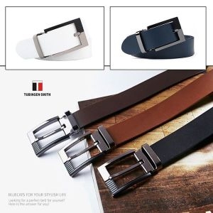 남자 남성 패션 리더 통가죽 고급 벨트 혁대 허리띠 W75199D_이미지