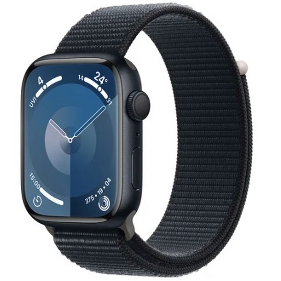 APPLE 워치 시리즈9 41mm 미드나이트 알루미늄 (스포츠루프)_이미지