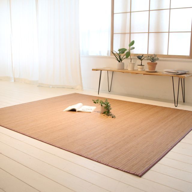 메르시데코 나뭇결 죽편 대나무자리 (180x90cm)_이미지