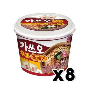 한일식품 본고장 가쓰오우동 곱빼기 329.6g (8개)_이미지