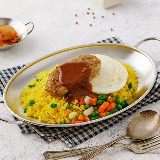 포켓샐러드 시즌2 빠에야볶음밥&핫스테이크 245g (1팩)_이미지