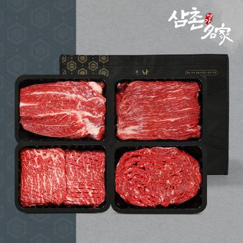 삼촌명가의 전라도 1등급 우리한우 선물세트 한상 선물세트 1.6kg