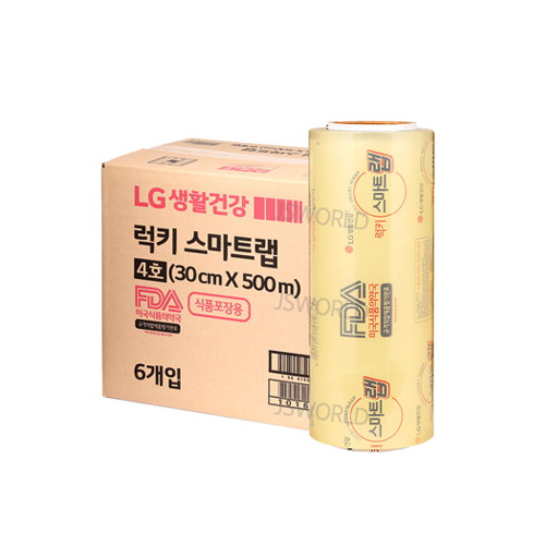 LG생활건강 럭키 스마트랩 30cm x 500m (6개)_이미지